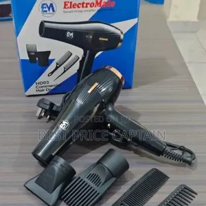 Electromate Commercial Hairdryer With Accessories