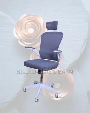 Adjustable Lock White Tilt Chair | Perfect for Home Office
