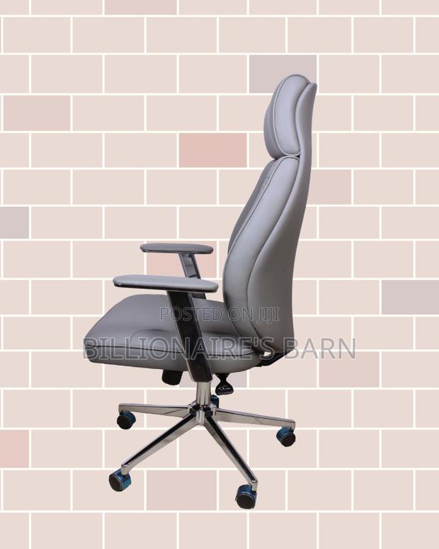Stylish Lumbar Grey Chair Executive | Same-Day Delivery Available