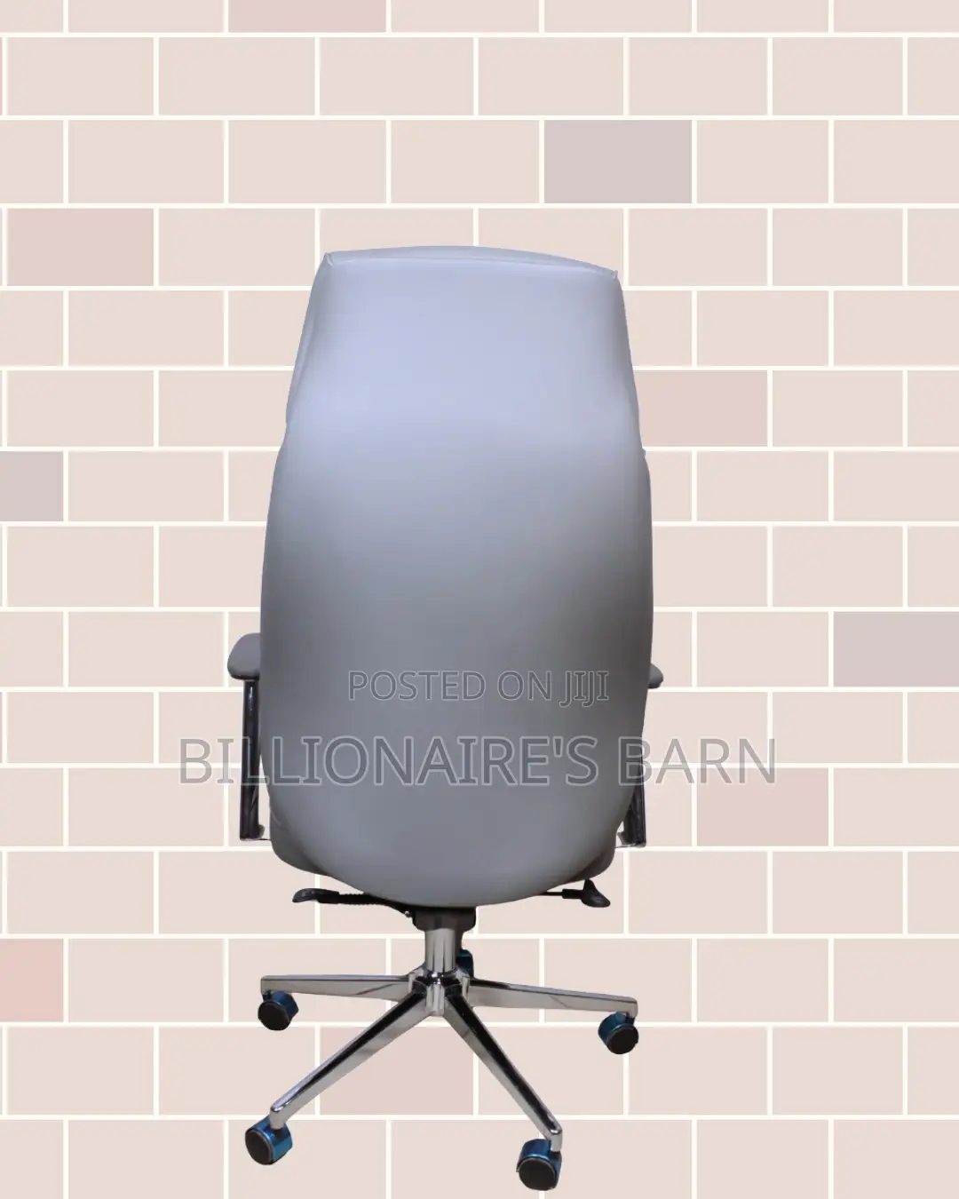 Stylish Lumbar Grey Chair Executive | Same-Day Delivery Available
