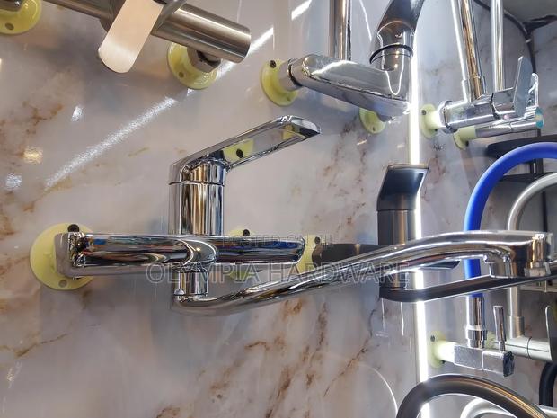 Kitchen Mixer Long Neck Silver - main view