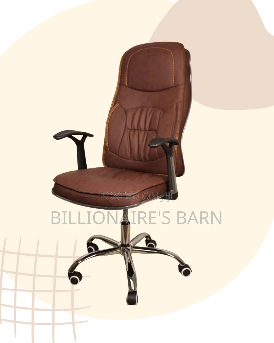 Quality | Premium Leather Swivel | Comfort Meets Style