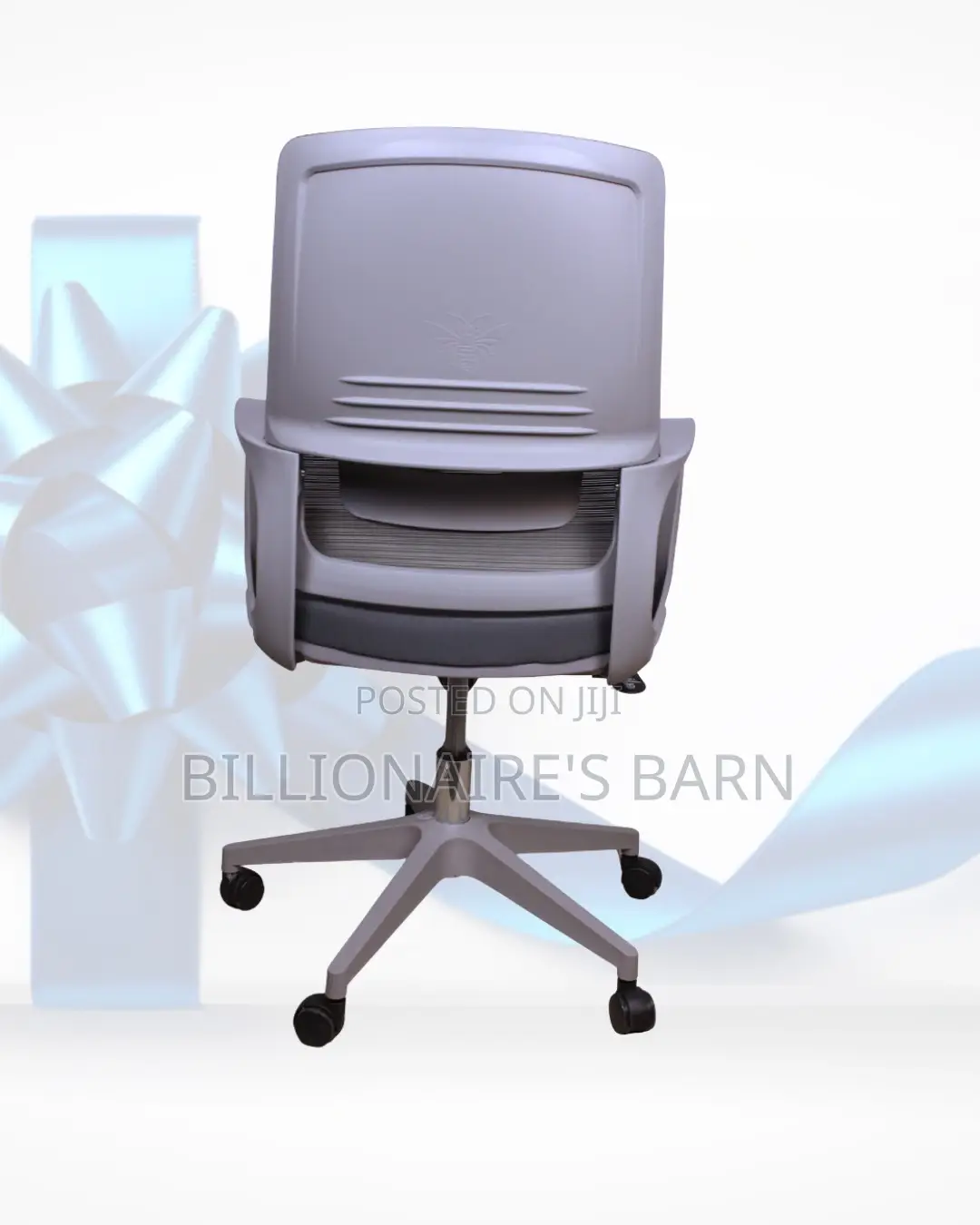 Breathable Ergonomic Mesh Base Grey | Comfort Meets Style