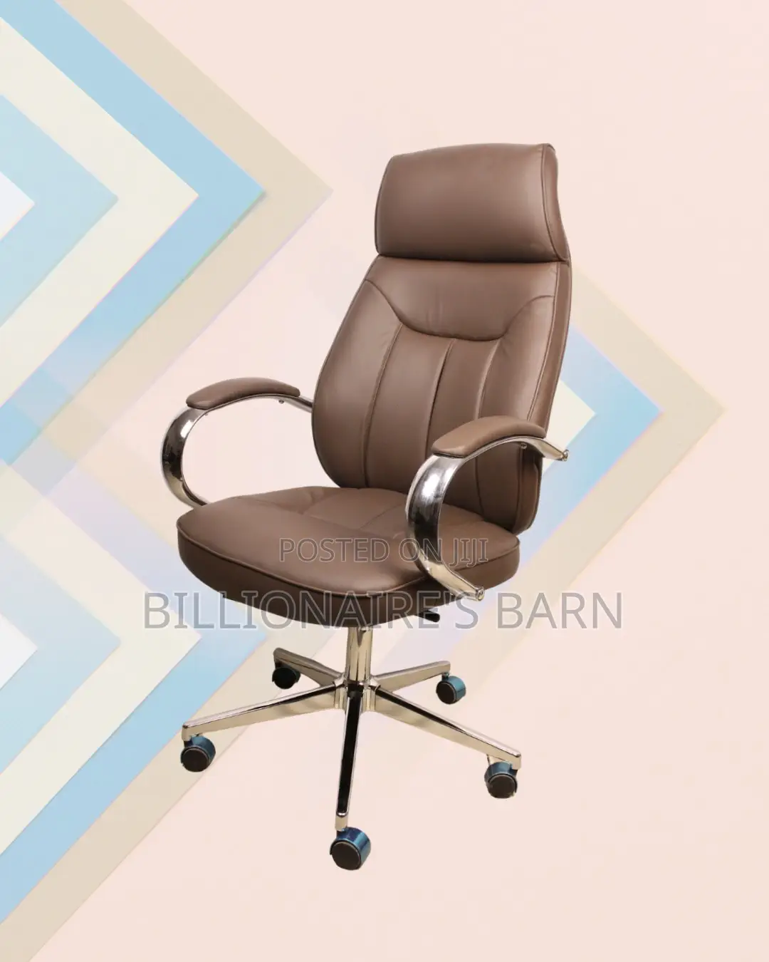 Swivel Leather Office | Armrests | Delivery Anywhere in Kenya
