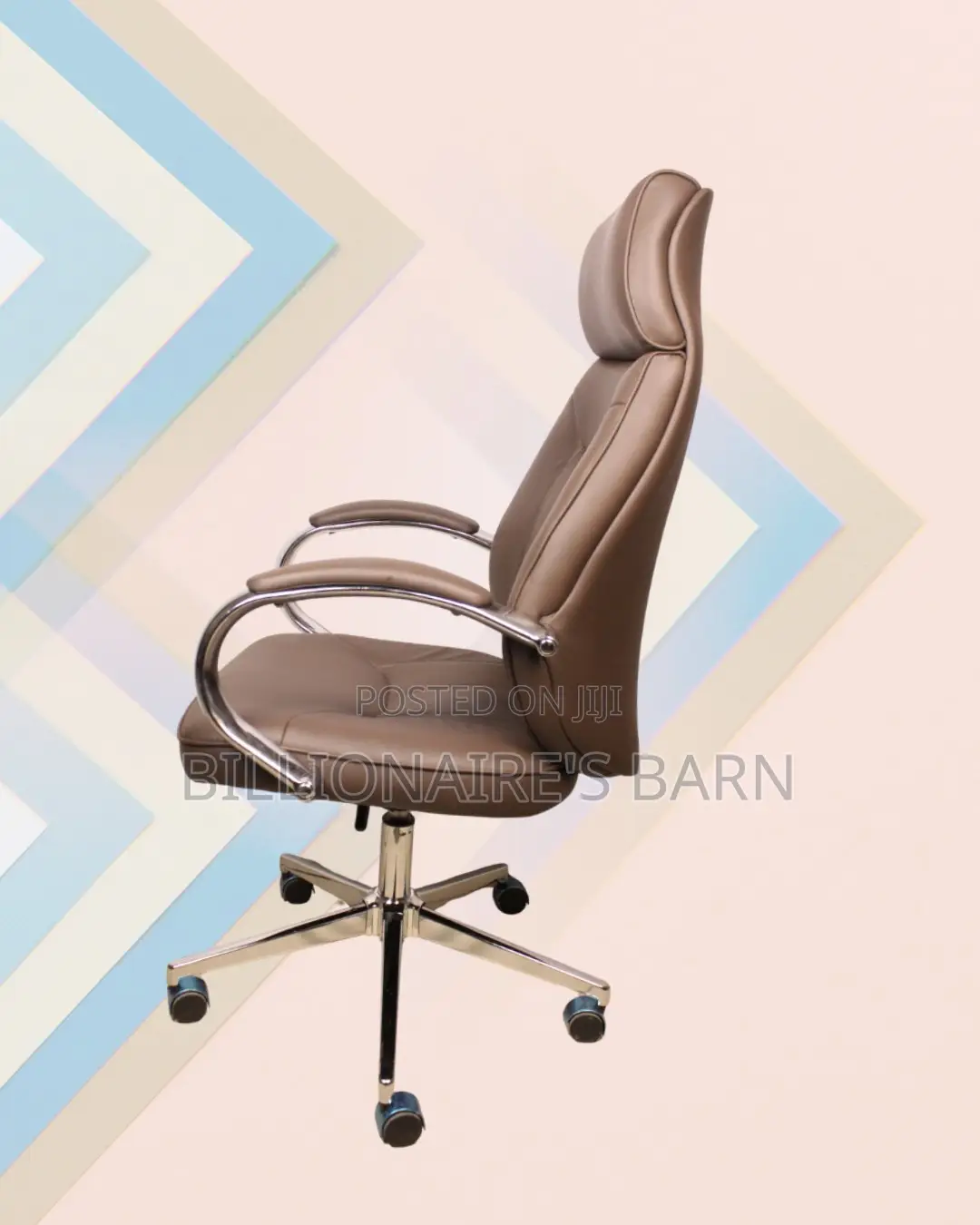 Swivel Leather Office | Armrests | Delivery Anywhere in Kenya