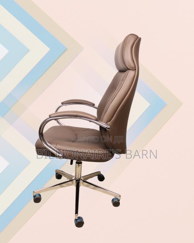 Swivel Leather Office | Armrests | Delivery Anywhere in Kenya - thumbnail 3