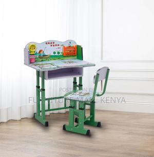 Kids Combo : Cartoon Themed Generic Kids Study Desk With Chair - main view