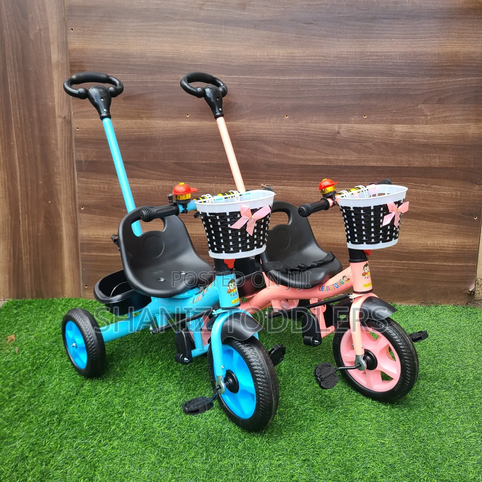 Parent -Control Push Tricycle With Safety Belt
