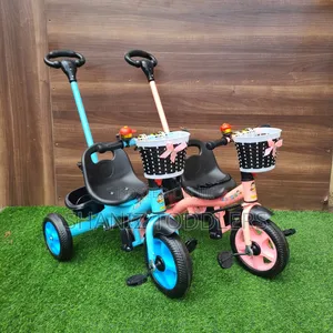 Parent -Control Push Tricycle With Safety Belt