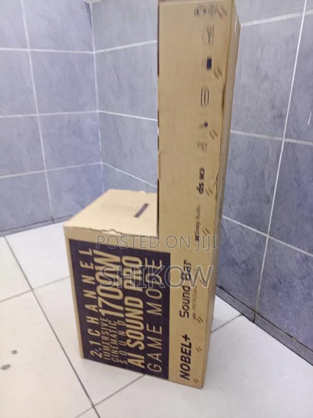 Nobel+ Nb-V8 2.1 Channel 1700w Sound Bar With Subwoofer Ai Sound Pro