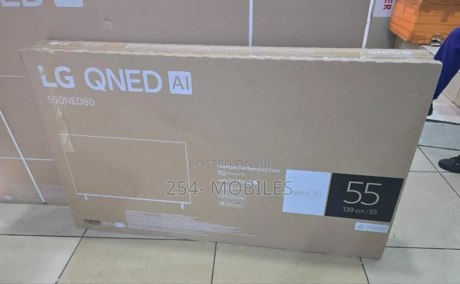 Lg 55 Inch Qned80t Smart Tv Qned Hdr10 Webos24 60hz