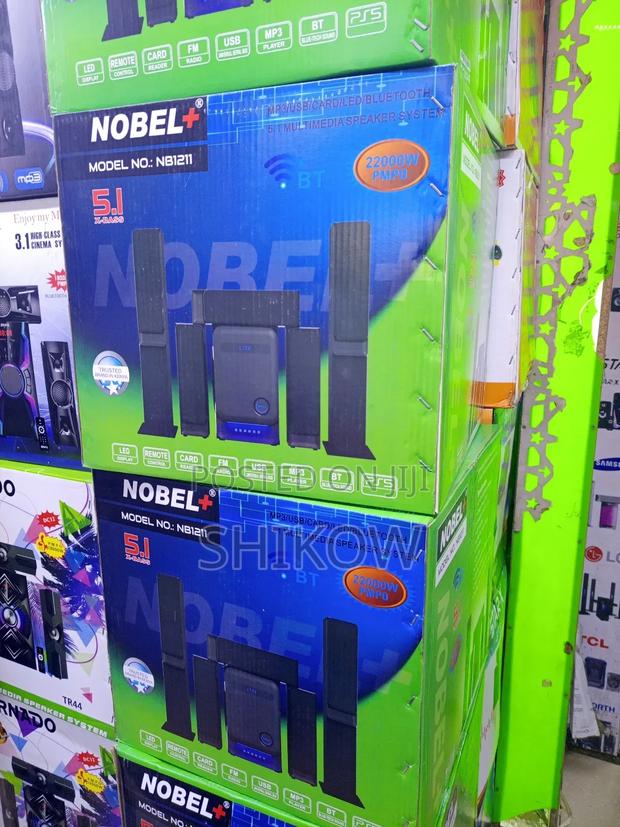 Nobel+ Nb1211 5.1 Channel 22000w Pmpo Multimedia Speaker System