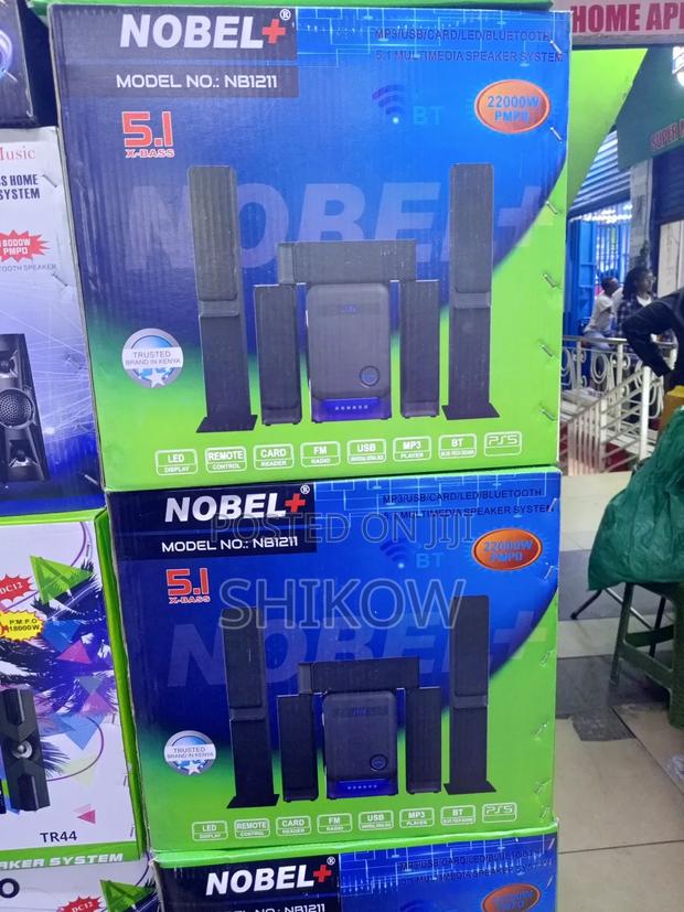 Nobel 1211 5.1ch Bluetooth Home Theater – Led Display Remote Control - main view