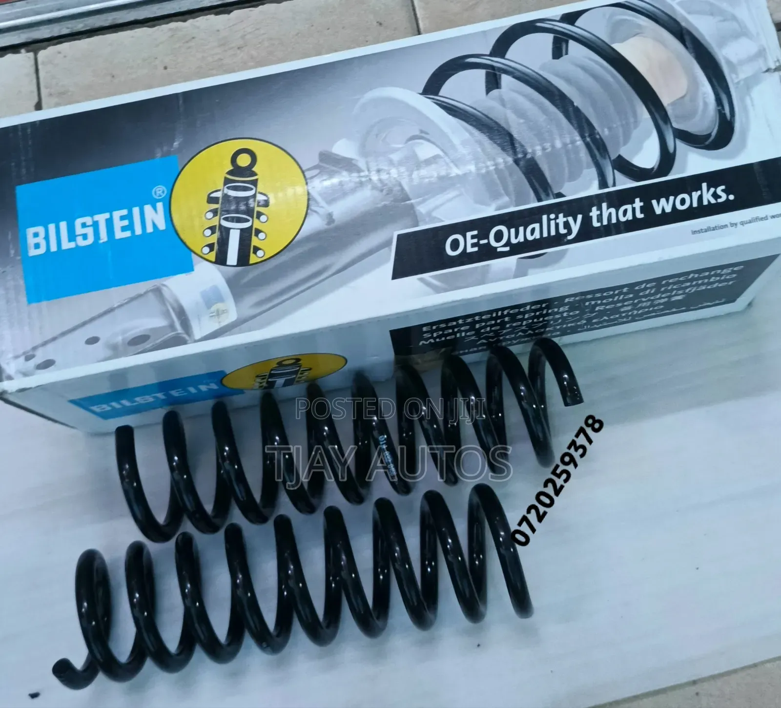 Mercedes-Benz C W204 Heavy Duty Rear Coil Spring New Bilstein