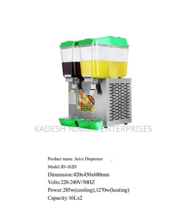 Restaurant Juice Dispenser | 2-head Cold Drink Server