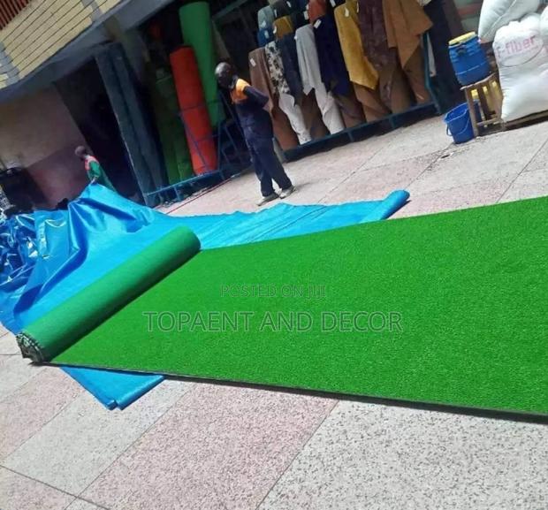 Artificial Grass Carpet Designed as a Walkway - main view