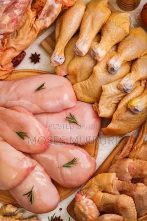 Chicken,Thighs,Wings,Drumsticks, Backs and All Chicken Food Available.