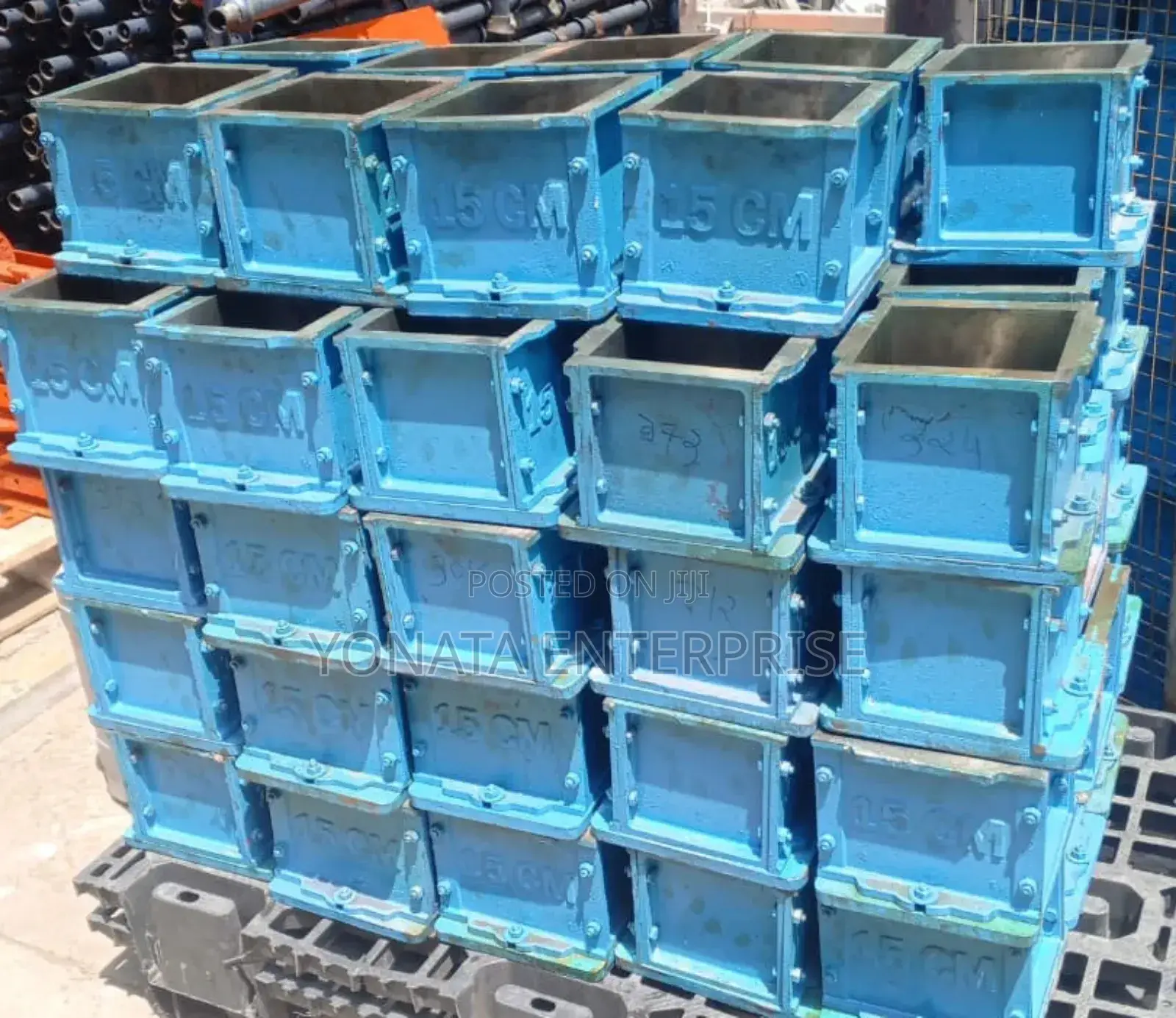 Cast Iron 150mm Concrete Cube Moulds