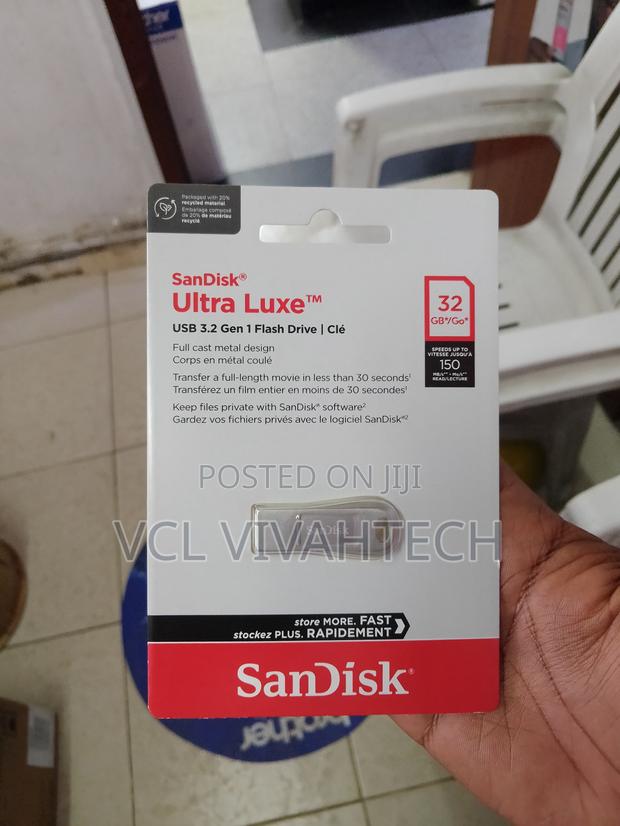 Sandisk Ultra Luxe Usb 3.2 32gb Flash Metallic
