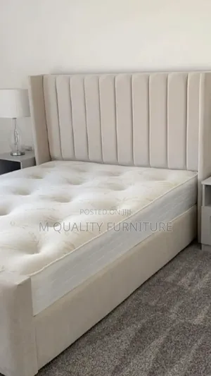 Quality Queen Sized Beds -Cream Colour