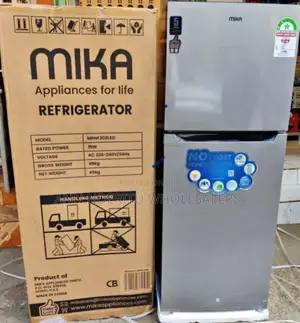 202ltr Mika Non Frost Double Door Refrigerator