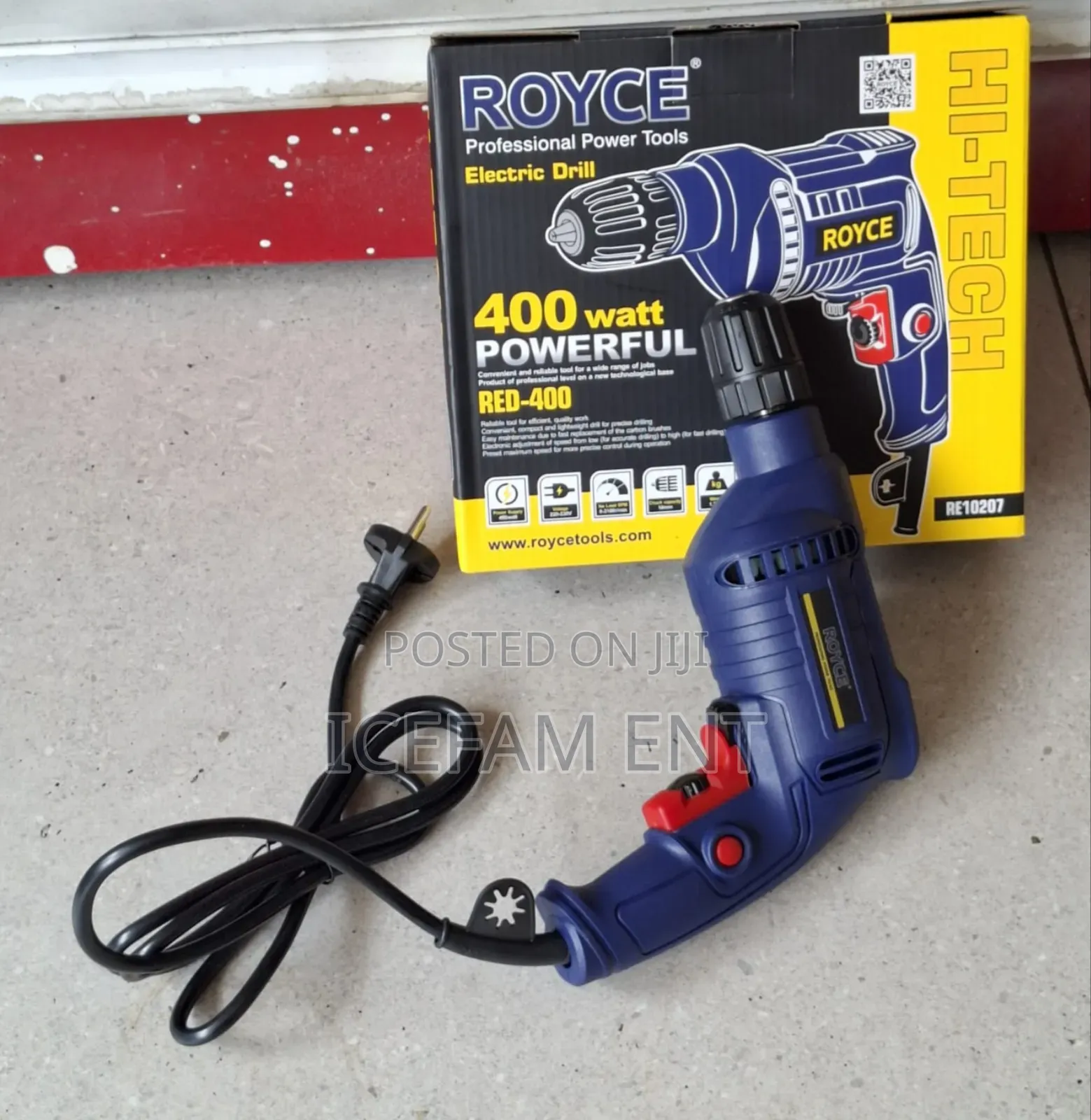 Royce 10mm Drill/400w Drill Machine