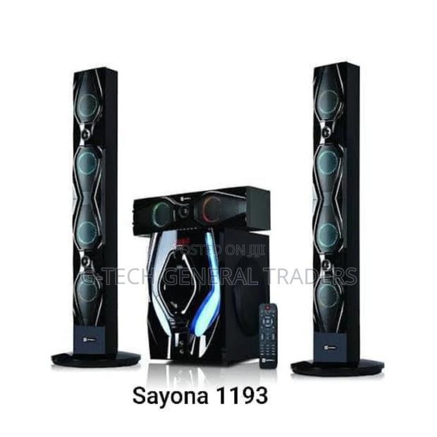 Sayona 3.1 Channel Tall Boy Speaker System Sht-1193bt