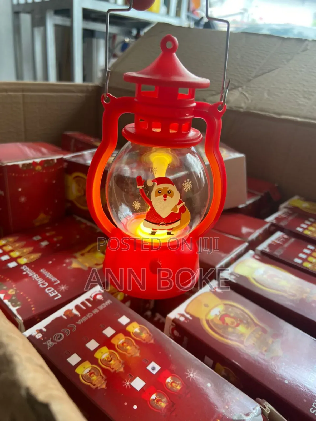 Christmas Lantern Each. Red Only