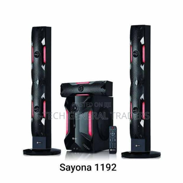 Sayona 3.1ch Multimedia Tall Boy Speaker System Sht-1192bt