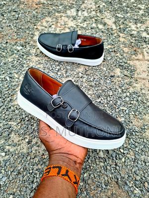 Timberland Double Monk Navy Blue / Black / Tan Brown