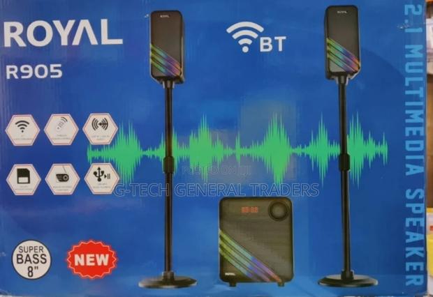 Royal 2.1 Channel Super Bass Multimedia Speaker System R905