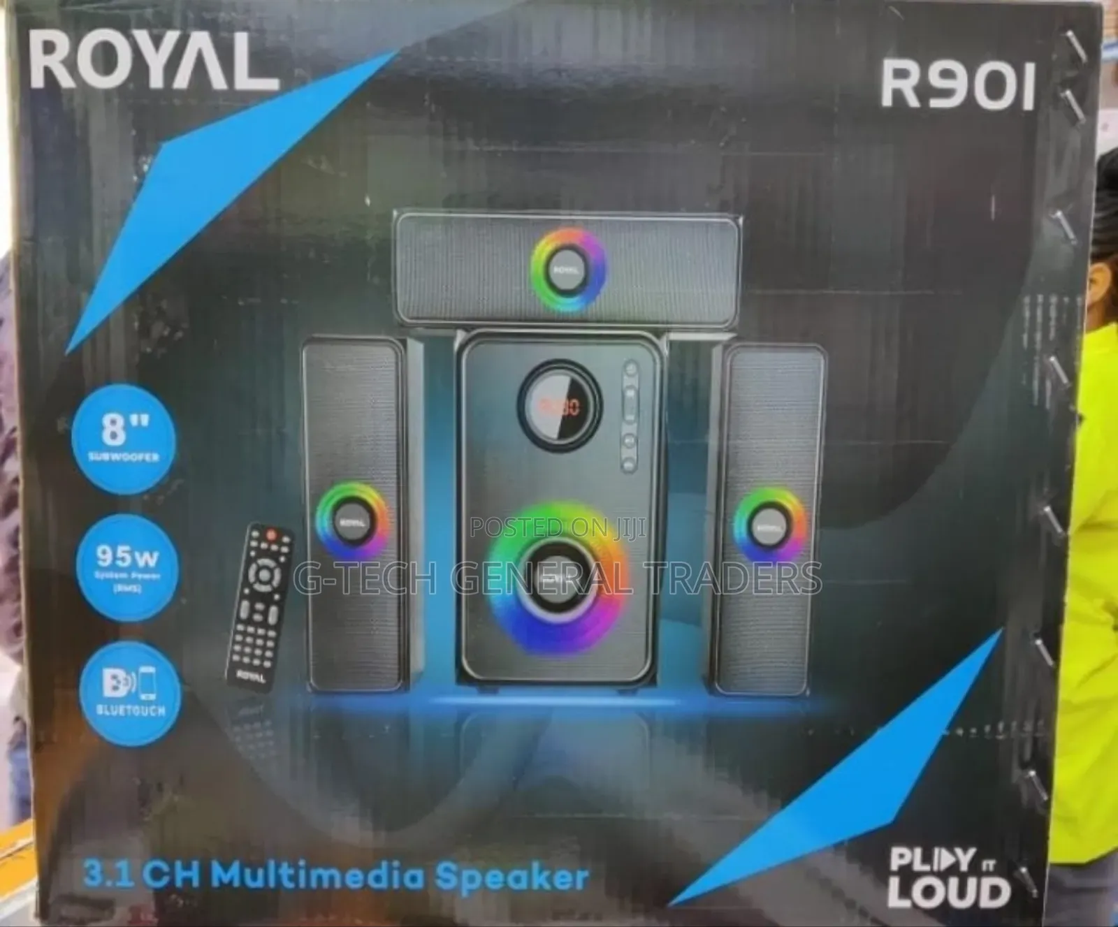 Royal 3.1 Channel Multimedia Speaker System 95w R901