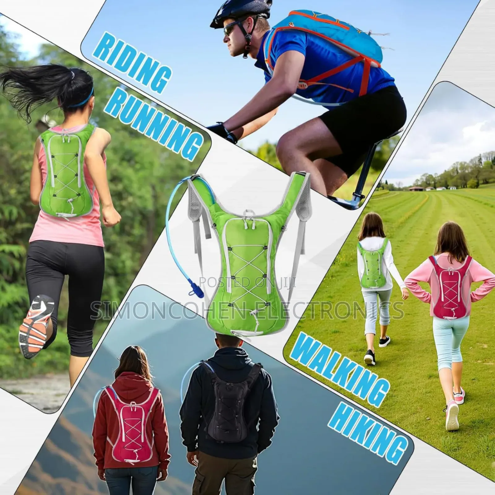 Lightweight Hydration Backpack With Bladder