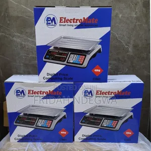 *Electromate 40kgs Digital Price Computing Scale-No Arm*