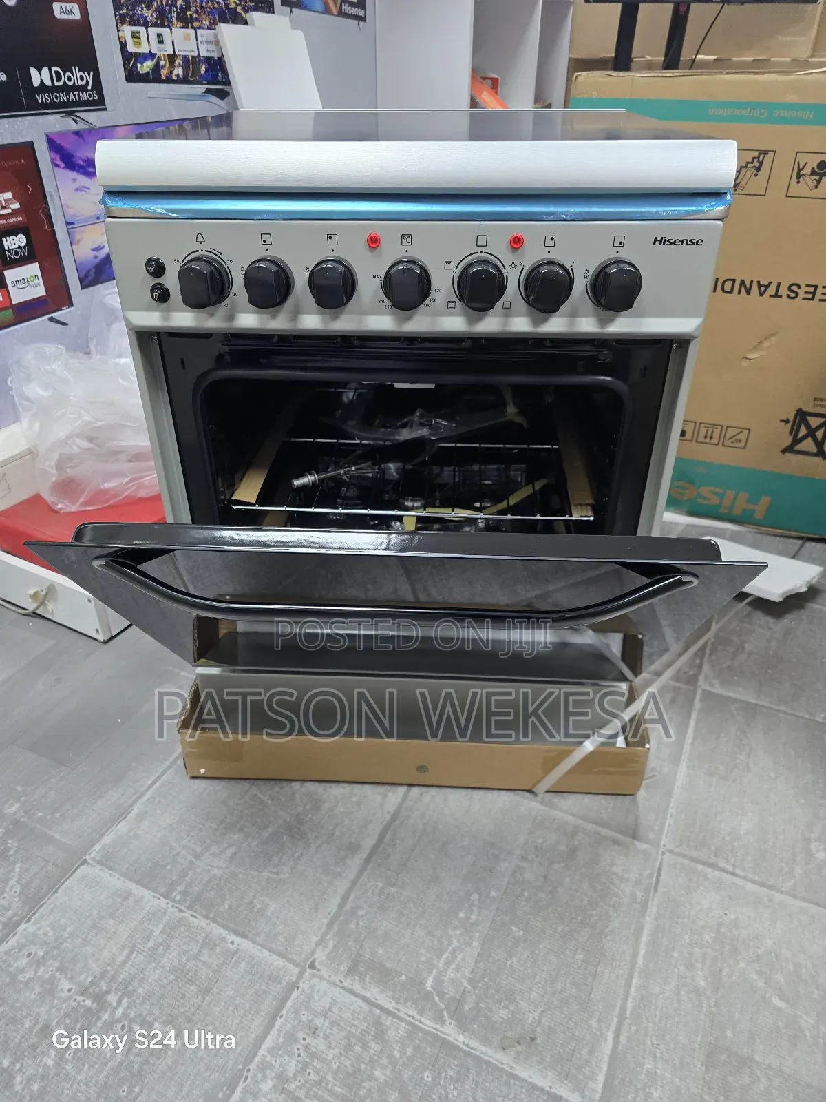 Hisense 60 by 60 Cooker Hf631gees (3+1)