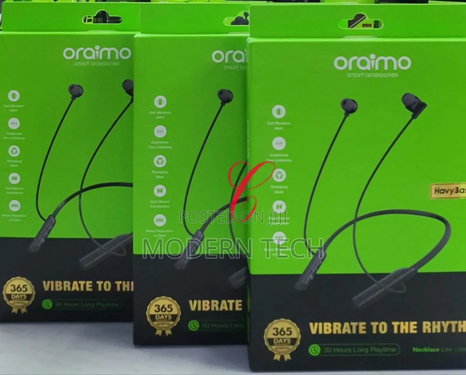 Oraimo Necklace Lite Call Vibration Wireless Headphones