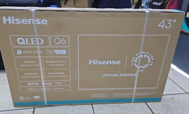 Hisense 43" Q6 Qled Frameless Smart Tv - main view