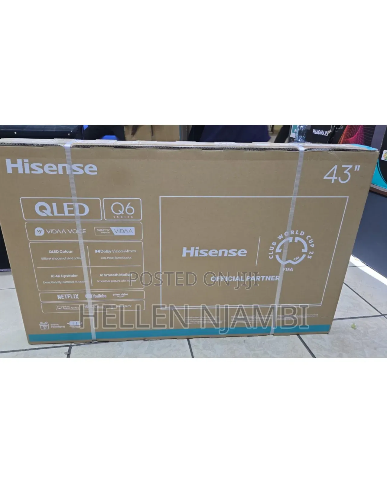 Hisense 43" Q6 Qled Frameless Smart Tv