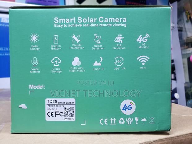 4g Simcard Two Screen Outdoor Solar CCTV Camera - thumbnail 3