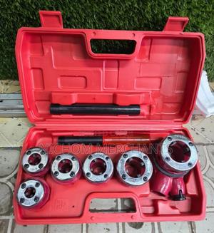 6pcs Ratchet Die Stock Set 1⁄4"-11⁄4"/Pipe Threading Set - thumbnail 2
