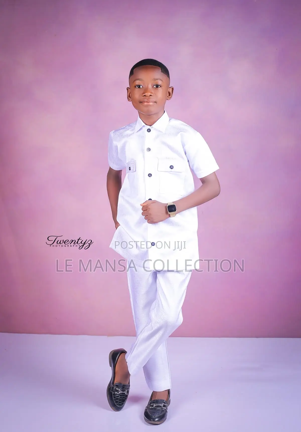 Executive Custom Kaunda Suit for Boys