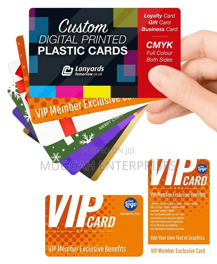 Uv Permanent Plastic Id Card Printing and Holder Printing and Branding