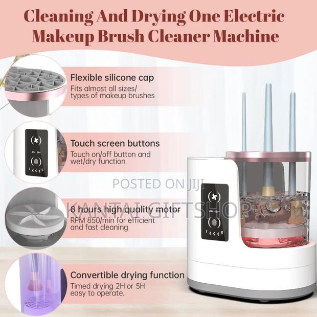 Electric Makeup Brush Cleaner With Dryer - thumbnail 3