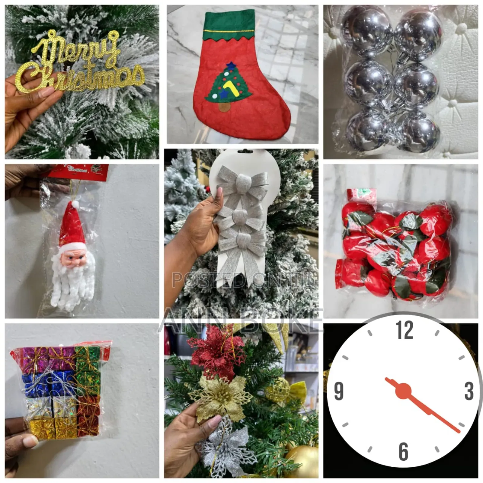 Package 2 
1 Christmas Banner
 1 Christmas Sock
 6 Balls