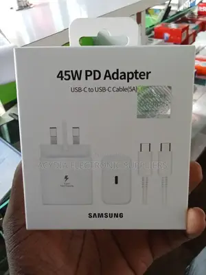 Samsung 45w Pd Adapter With Usb C to C Cable(5a)