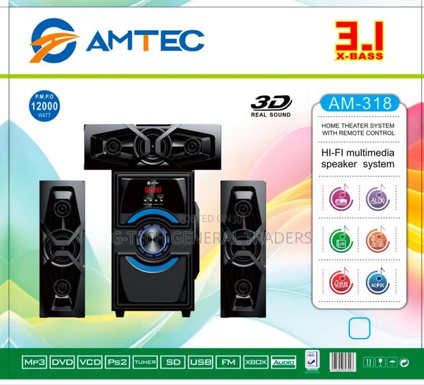 Amtec 3.1 Channel Multimedia Speaker System Am-318 - main view