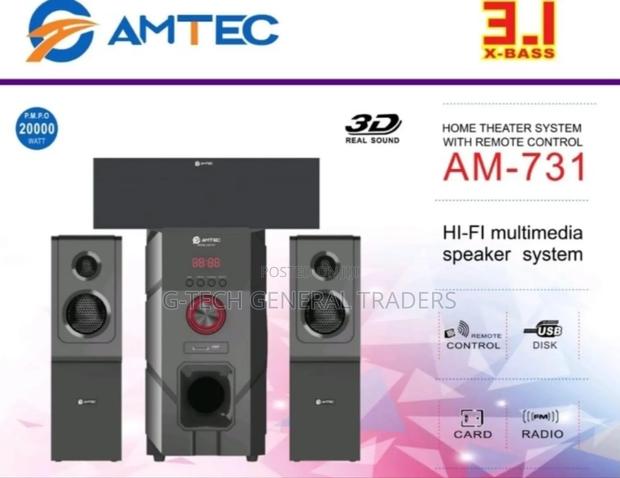 Amtec 3.1ch Multimedia Speaker System Am-731 20000w