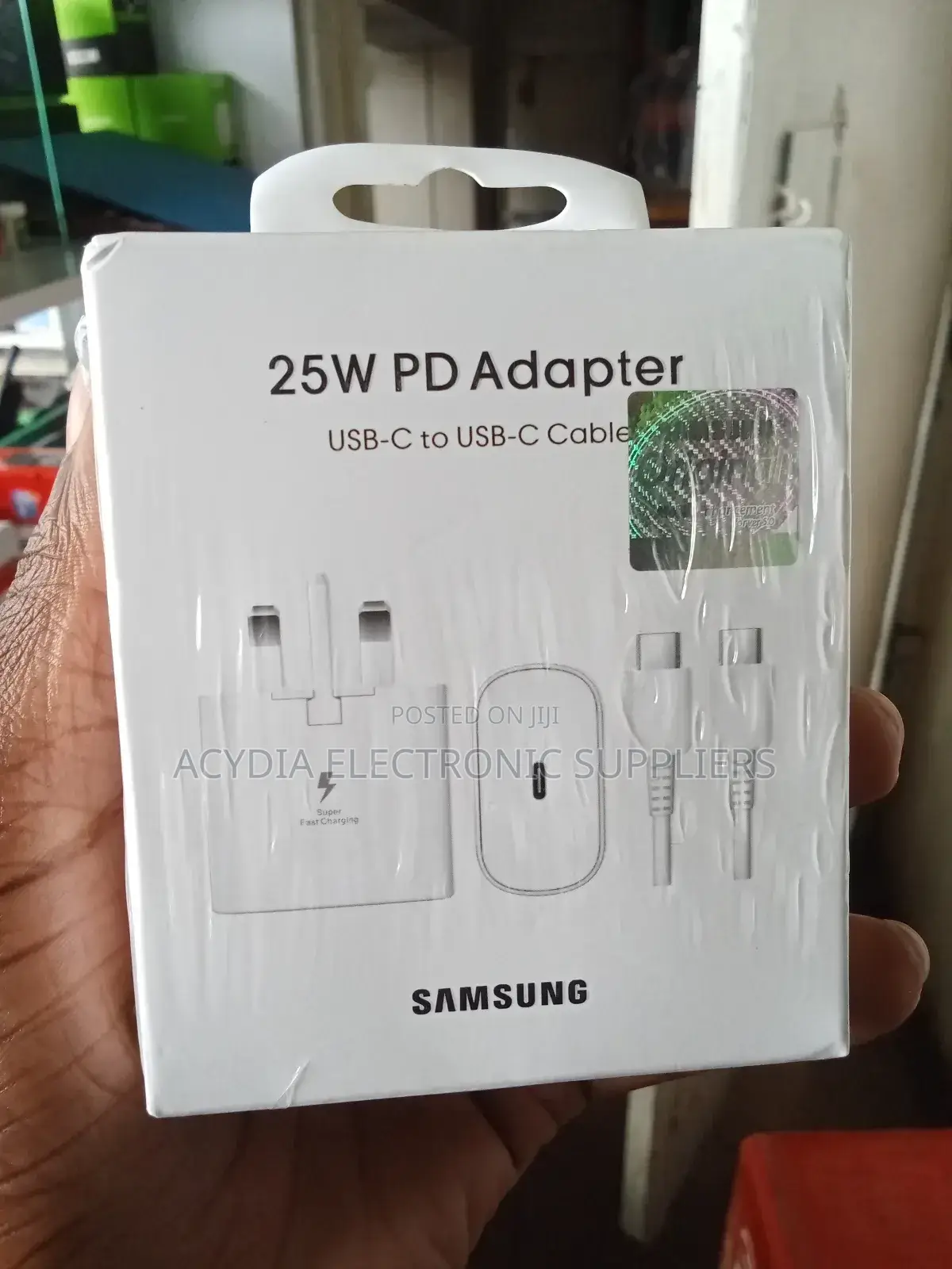 Original Samsung 25w Pd Adapter With Usb C to C Cable
