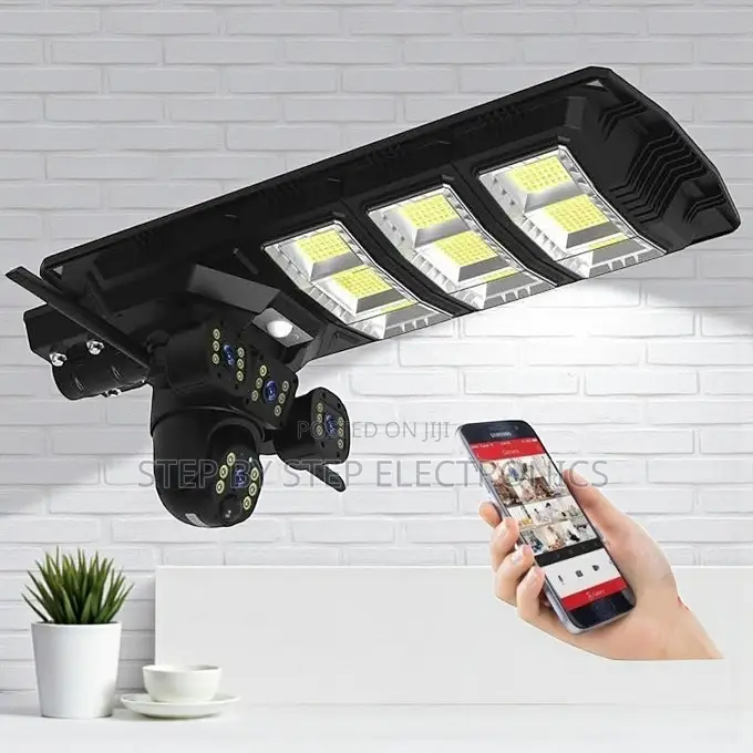 V380 Pro Solar CCTV Camera 450w 4g PTZ Full Color Night Surveillance