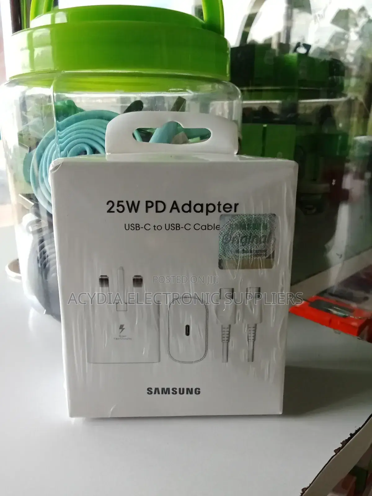 Original Samsung 25w Pd Adapter With Usb C to C Cable